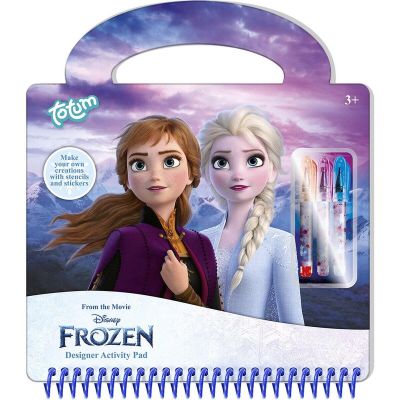 Carte de activitati & pixuri - frozen