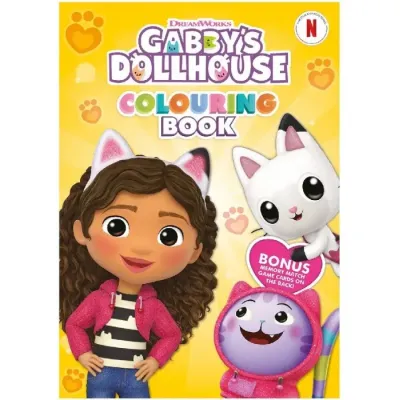Cartea mea de colorat - gabby's dollhouse