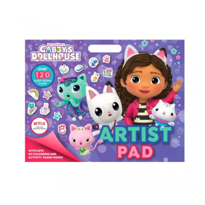 Carticica cu activitati a artistului - gabby's dollhouse