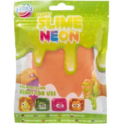 Neon Fluffy Slime Moxy GR500001 BBJGR500001_Portocaliu