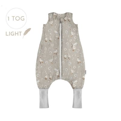 Sac De Dormit Cu Picioare, Bumbac 1 Tog, Goose Family, Marimea Xs, 74 80, 6-12 Luni - Babysteps Pjb5980