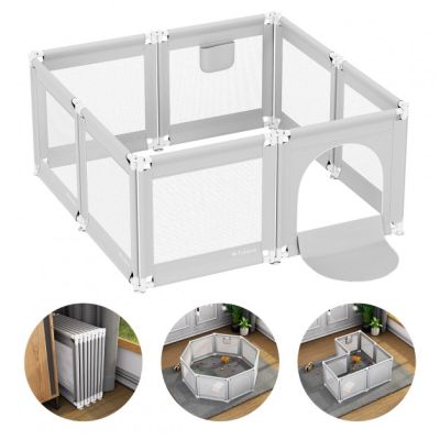 Tarc de joaca bebelusi configurabil si ajutastabil 140 x 65 cm cozy 51, model pliabil, recomandat 6-36 luni, certificat en 12227:2010 lvtk5903796016130