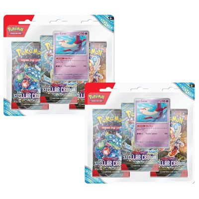 Pokemon TCG: SV07 Stellar Crown - 3 Blister Booster BKFPCI85907