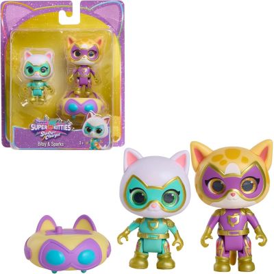 SuperKitties - Set de joaca cu 2 figurine si accesorii, diverse modele BKF67030