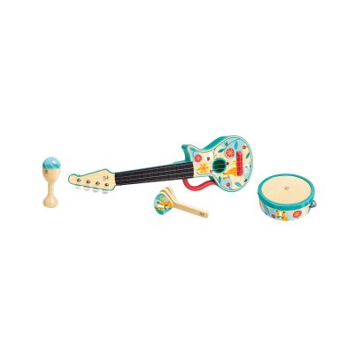 Jucarie din lemn - Set de ukulele 4 in 1