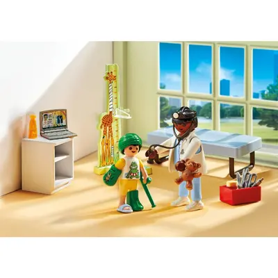 Playmobil - Pediatru cu copil si ursulet ARTPM71619