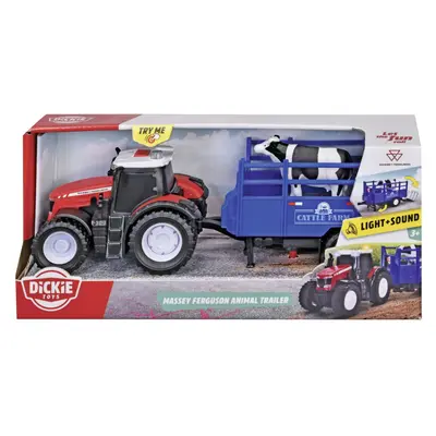 DICKIE MASSEY FERGUSON TRACTOR SI REMORCA CU SUNETE SI LUMINI VIV203734003