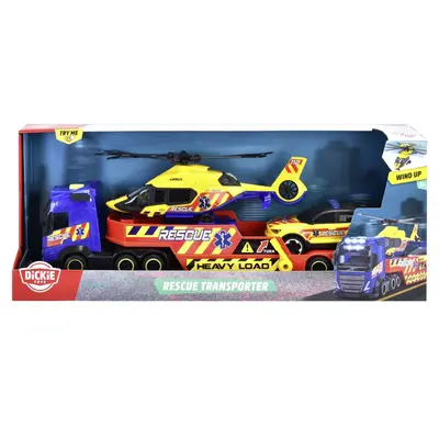 DICKIE SET TRANSPORTER 3 VEHICULE DE SALVARE VIV203717005
