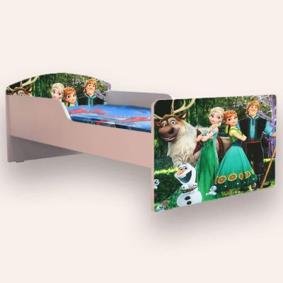 Pat Frozen Varianta 2 Mic 2-8 Ani Simplu Cu Saltea Inclusa 140x70 Cmg49440581779796