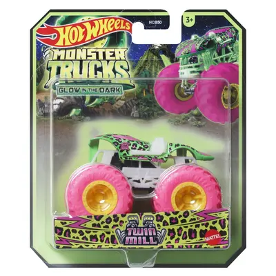 HOT WHEELS MONSTER TRUCK GLOW IN THE DARK MASINUTA TWIN MILL SCARA 1:64 VIVMTHCB50_HVH80