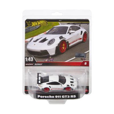 HOT WHEELS PREMIUM REAL RIDERS MASINUTA METALICA PORSCHE 911 GT3 RS SCARA 1:43 VIVMTHMD41_HWT03