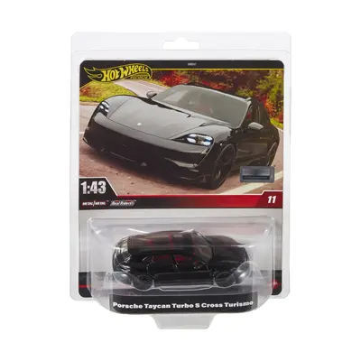 HOT WHEELS PREMIUM REAL RIDERS MASINUTA METALICA PORSCHE TAYCAN TURBO S CROSS TURISMO SCARA 1:43 VIVMTHMD41_HWT10