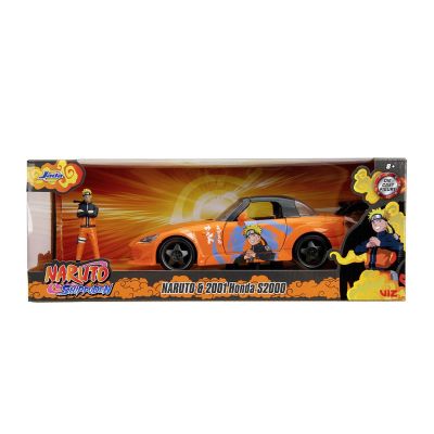 JADA NARUTO SHIPPUDEN SET FIGURINA NARUTO SI MASINUTA METALICA HONDA 2001 S2000 SCARA 1:24 VIV253255084