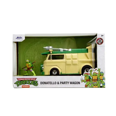 JADA NINJA SET FIGURINA DONATELLO SI VAGONUL DE PETRECERE 1:24 VIV253285003