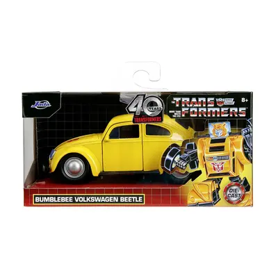 JADA TRANSFORMERS MASINUTA METALICA BUMBLEBEE VOLKSWAGEN BEETLE SCARA 1:32 VIV253112012