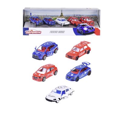 MAJORETTE FRENCH TOUCH SET 5 MASINUTE METALICE SCARA 1:64 VIV212055012