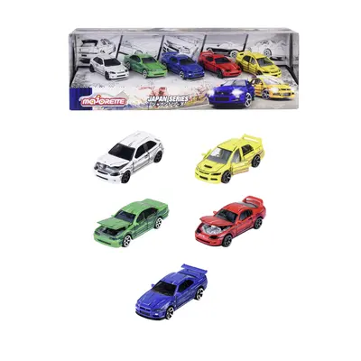 MAJORETTE JAPAN SERIES SET 5 MASINUTE SCARA 1:64 VIV212051031