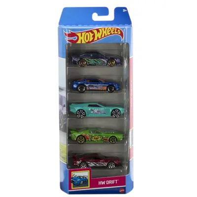 SET 5 MASINI HOT WHEELS CU DESIGN HW DRIFT VIVMT1806_HTV51