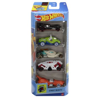 SET 5 MASINI HOT WHEELS CU DESIGN STREET BEASTS VIVMT1806_HTV55