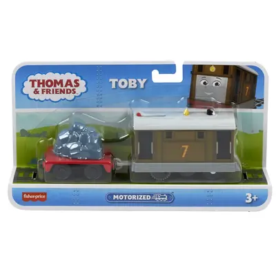 THOMAS LOCOMOTIVA MOTORIZATA TOBY CU VAGON VIVMTHFX96_HTN30