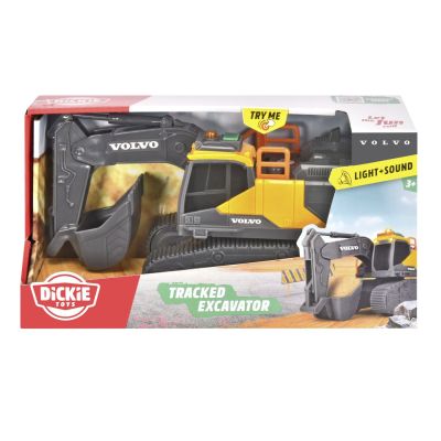 DICKIE EXCAVATOR VOLVO CU SENILE SUNETE SI LUMINI VIV203723008