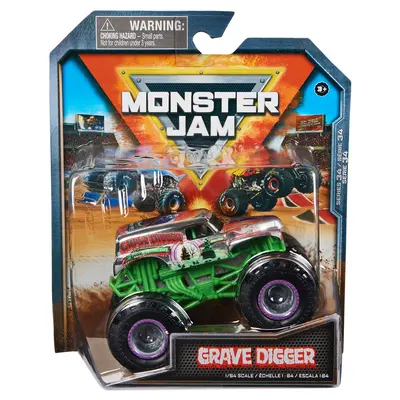 MONSTER JAM MASINUTA METALICA GRAVE DIGGER SCARA 1 LA 64 VIV6044941_20145412