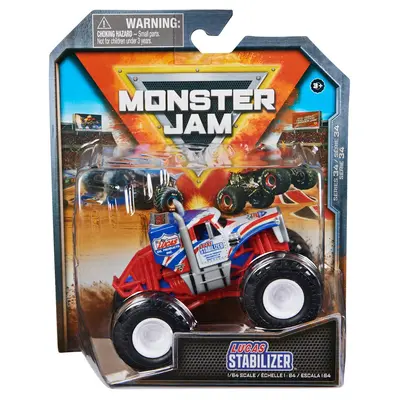 MONSTER JAM MASINUTA METALICA LUCAS STABILIZER SCARA 1 LA 64 VIV6044941_20145417