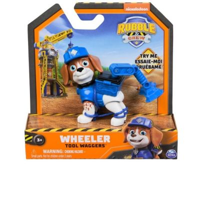 PATRULA CATELUSILOR RUBBLE AND CREW FIGURINA WHEELER 5CM VIV6070795_20148306