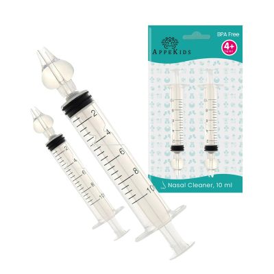 Set 2 seringi pentru lavaj nazal, APPEKIDS, 10ml, 4Luni+ KRTAK220243