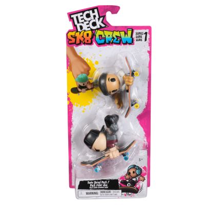 TECH DECH SK8 CREW PACHET 2 SETURI PLACA SI FIGURINA 9.6CM SAPCA NEAGRA SI CASCA NEAGRA VIV6071061_20148777