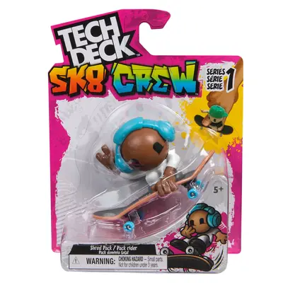 TECH DECH SK8 CREW PACHET PLACA SI FIGURINA 9.6CM CASTI ALBASTRE VIV6071054_20149435