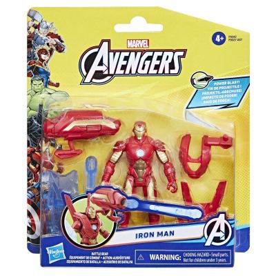 AVANGERS EPIC HERO BATTLE GEAR FIGURINA IRON MAN 10CM VIVF9327_F9342
