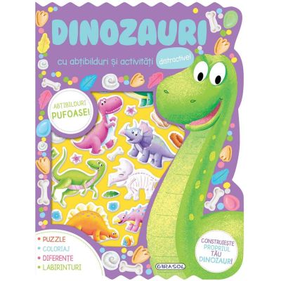 Abtibilduri pufoase - dinozauri