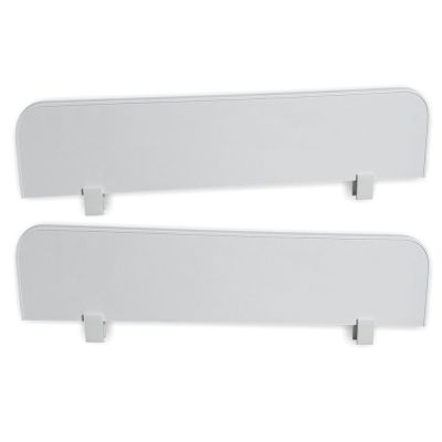 Set 2 Paravane Detasabile Protectie Pat Copii - Alb 70 X 18 Cm - ASC-2-par-18