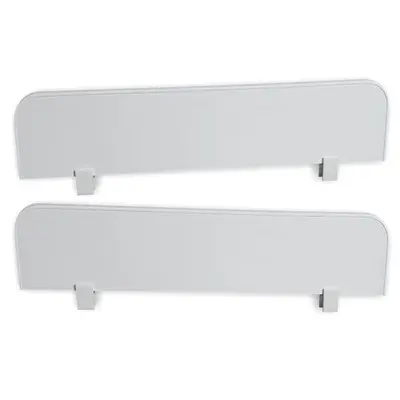 Set 2 Paravane Detasabile Protectie Pat Copii - Alb 70 X 18 Cm - Pc-p-2-par-18