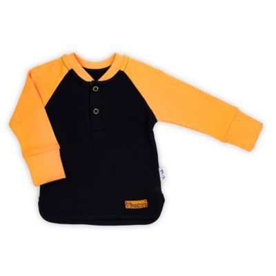 Bluza cu maneca lunga (181138) Colectia "Big Trucks" Neagra/Galbena Marimea 86 PMICNICOL-181138-86