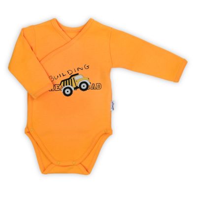 Body cu maneca lunga (181098) Colectia "Big Trucks" 2021 Galben Marimea 56 PMICNICOL-181098-56