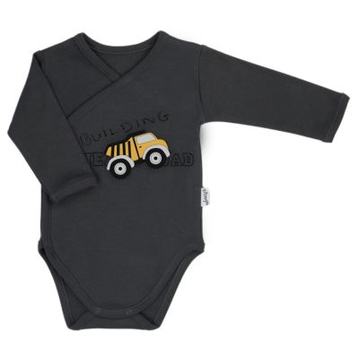 Body cu maneca lunga (181100) Colectia "Big Trucks" Grafit Marimea 62 PMICNICOL-181100-62