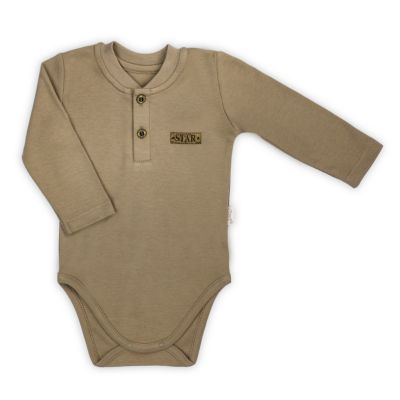 Body cu maneca lunga (182103) Nicol "Star" Maro Marimea 80 PMICNICOL-182103-80