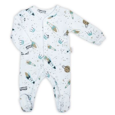 Romper cu maneca lunga de bumbac 100% (182031) Nicol "Star" Marimea 80 PMICNICOL-182031-80