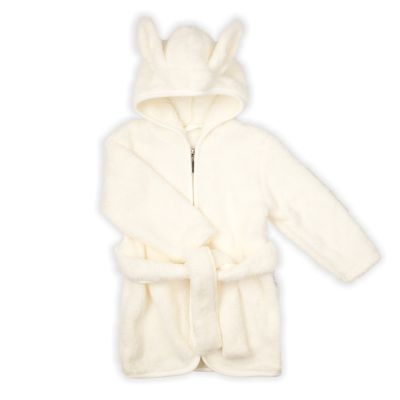 Halat de baie cu fermoar pentru copii Nicol Crem Marimea 110-116 PMICNICOL-01902-110