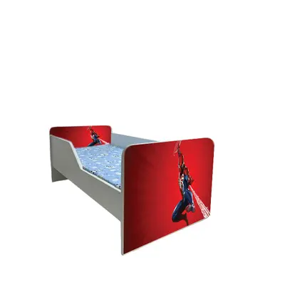 Pat Copii Spiderman 4 Model Sleepy 2-16 ani Cu Saltea SafeNest 180x80 Cm  Ptv6429