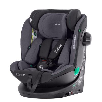 Scaun auto rotativ 360° Carrello SIRIUS i-SIZE R129/03 40-150 cm ISOFIX+Top Tether Harbor Grey PMICCRL-8808-HAGREY