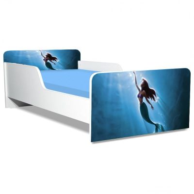 Pat Copii Ariel Model Creativ 2-12 ani Cu Saltea Inclusa 160x80 Cm Ptv4493