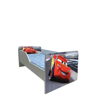 Pat Copii Cars Model Sleepy 2-16 ani Cu Saltea SafeNest 180x80 Cm Ptv5921