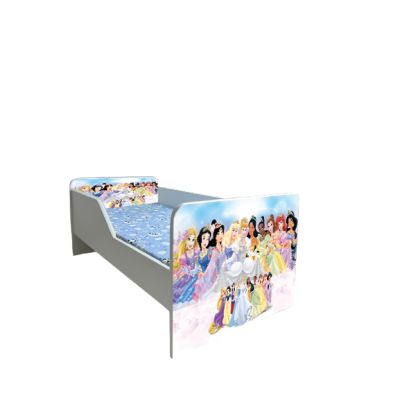 Pat Copii Princess Model Sleepy 2-8 ani Cu Saltea Inclusa 140x70 Cm  Ptv6197