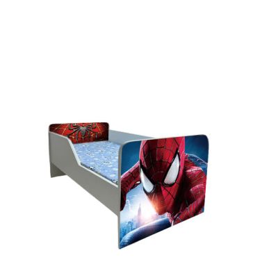 Pat Copii Spiderman Model Sleepy 2-8 ani Cu Saltea Inclusa 140x70 Cm  Ptv6340