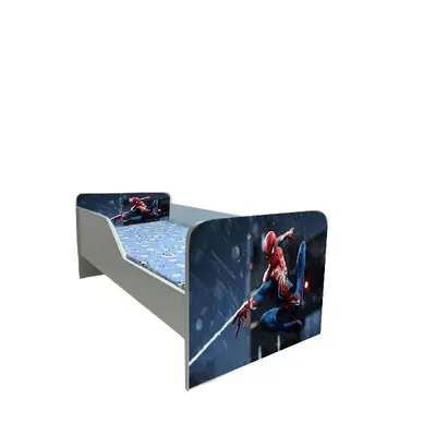 Pat Copii Spiderman 2 Model Sleepy 2-16 ani Cu Saltea SafeNest 180x80 Cm  Ptv6382