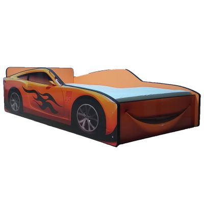 Pat Copii In Forma De Masina Ramirez Car 2-16 ani Cu Saltea Inclusa 180x80 Cm  CMG4413