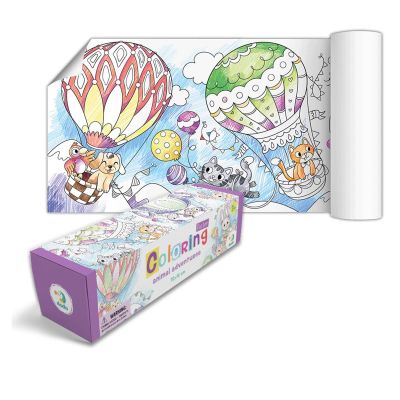 Poster de colorat - aventurile animalutelor